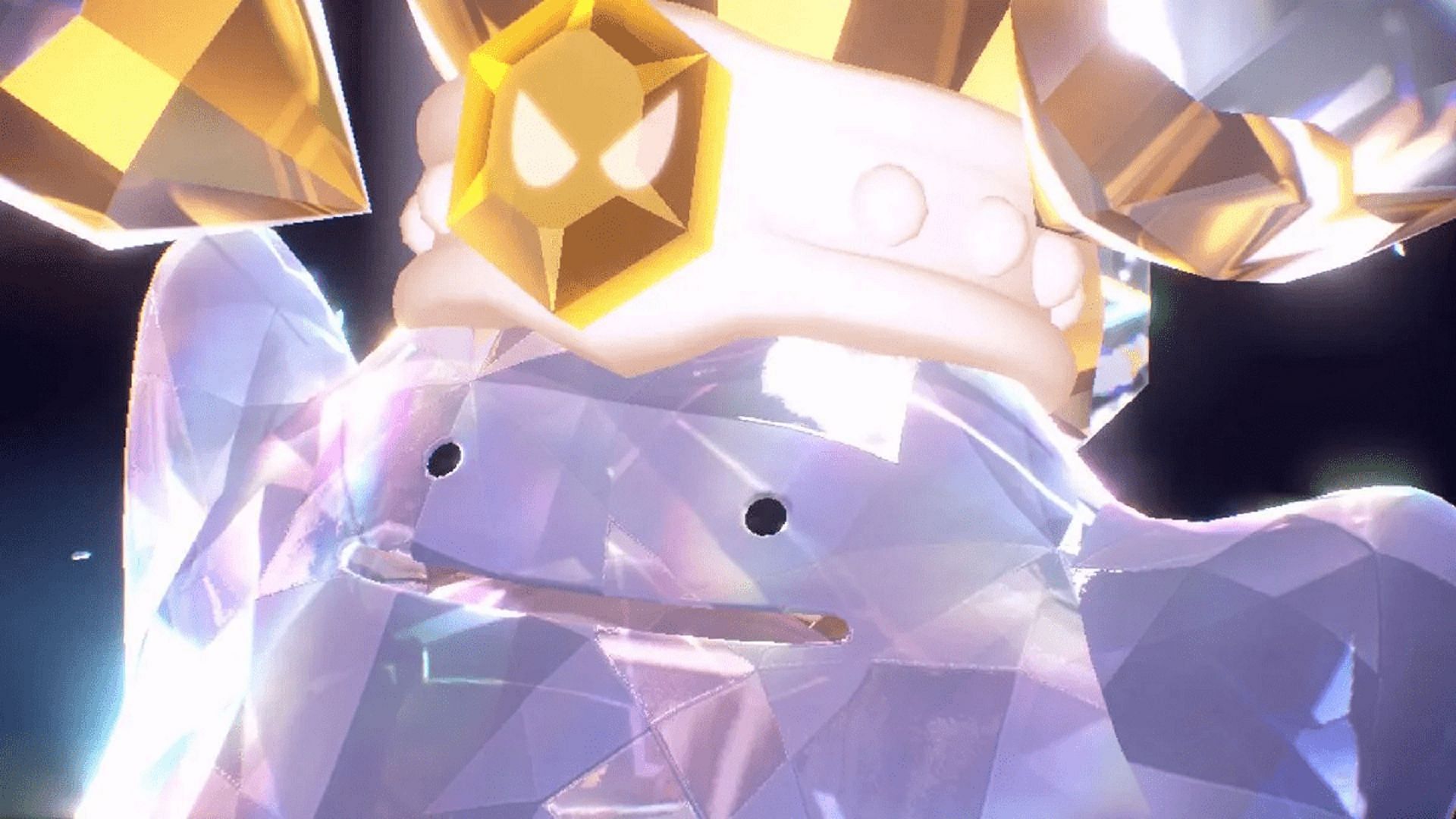 Catching raid boss Dittos tends to yield specimens with very high IV stats (Image via Game Freak)